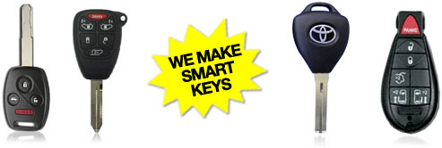 Smart keys for cars made